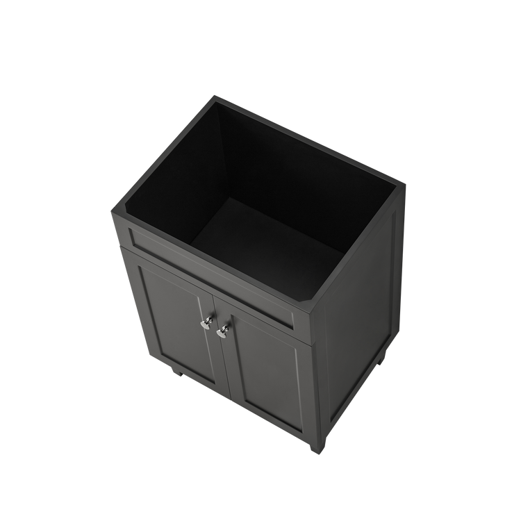 VITO Hamilton Floor PVC Cabinet Soft Closing Doors, solid wood legs 590x455x860mm