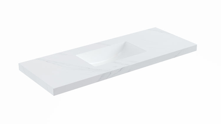 VITO DeLume SINTERED top seamless jointed with ceramic basin 600/750/900/1200/1500mm NDU64/74/94/124/154-TH/NTH