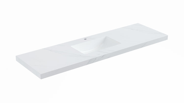 VITO DeLume SINTERED top seamless jointed with ceramic basin 600/750/900/1200/1500mm NDU64/74/94/124/154-TH/NTH