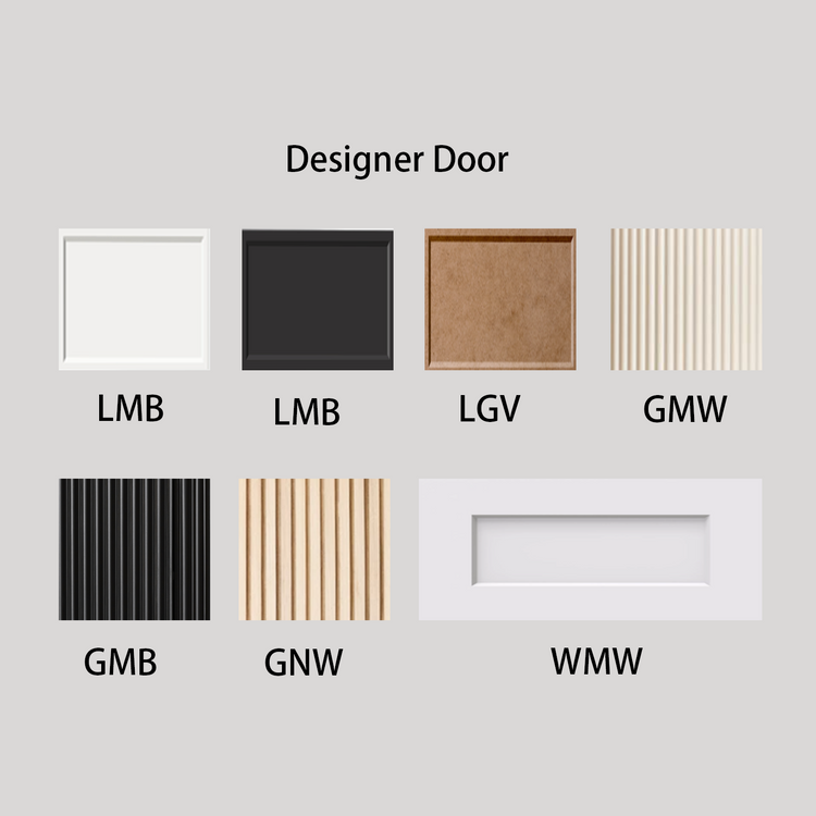 Kitchen Finger Pull Two door Pantry 600*598*2200mm BF-6022P-2D-BOX/BF-6022-2300-2D-BOX