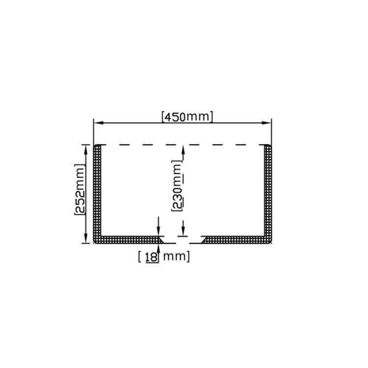 Greenwich Fireclay farmhouse single sink 838*456*252mm (FCBD828GW/MB)