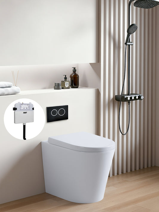 Avery R&T In Wall Floor Toilet Suite G30032/G3005+ KDK102