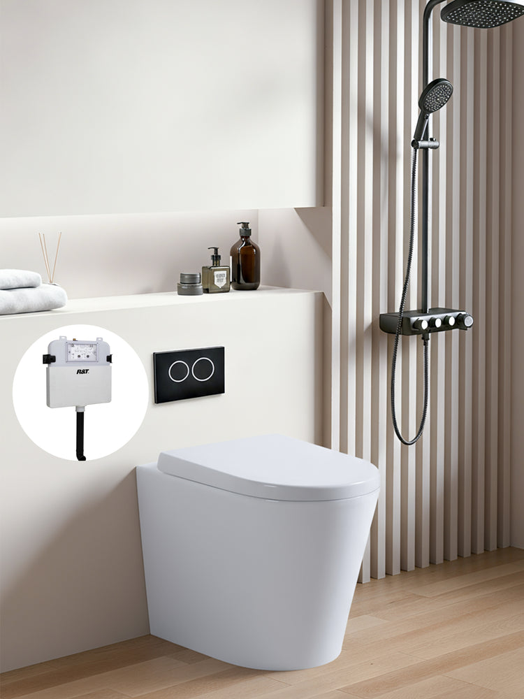 Avery R&T In Wall Floor Toilet Suite G30032/G3005+ KDK102