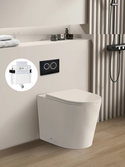 Avis R&T inwall floor toilet suite G30032/G3005+KDK102R