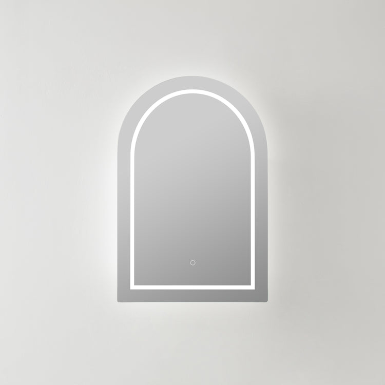 Lumero LED PVC Mirror Shaving Cabinet 600x900x155mm LARSV6090MW-LED/LARSV6090MB-LED