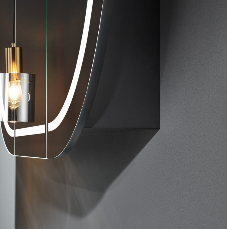 Lumero LED PVC Mirror Shaving Cabinet 1200/1500 LOSV1275MW-LED/LOSV1275MB-LED