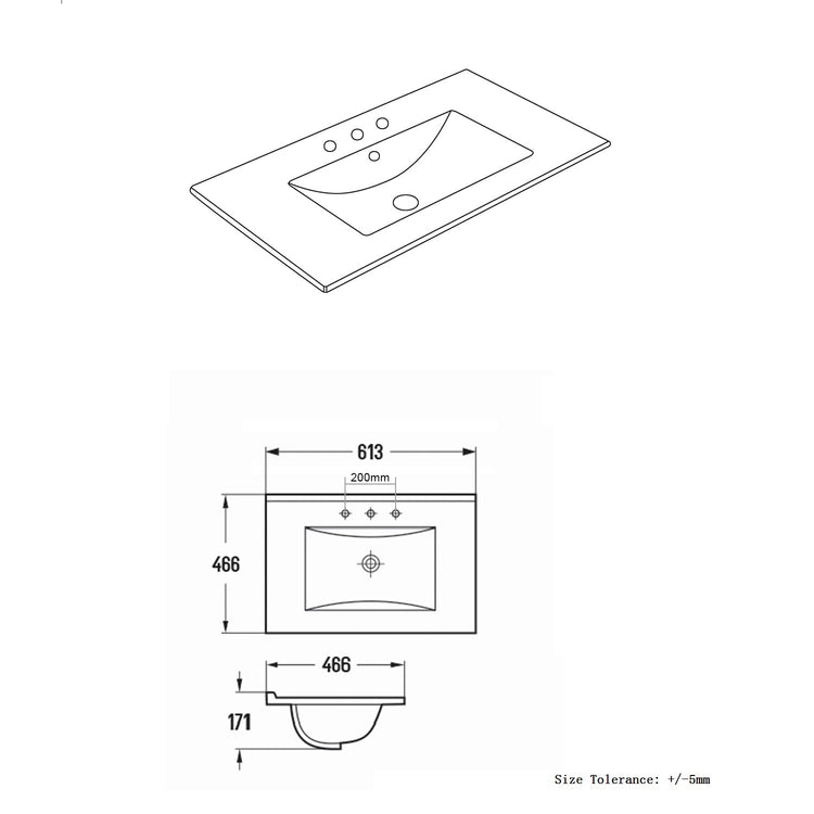 VITO Ceramic Top 600-1510mm PC6046/7546/9046/1246/1546