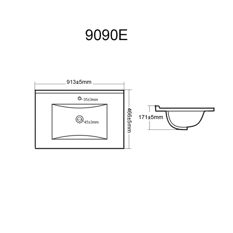 VITO Ceramic Top 600-1510mm PC6046/7546/9046/1246/1546