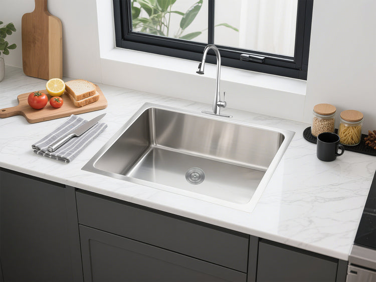 304 Stainless Steel Sink（SLSS-750R）750*450*220mm