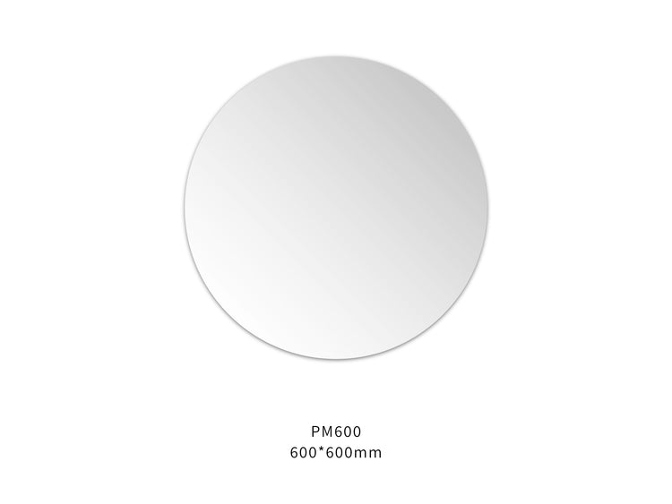 Luna  Pencil Edge Round Mirrors 500/600/700/800/900 PM500-900