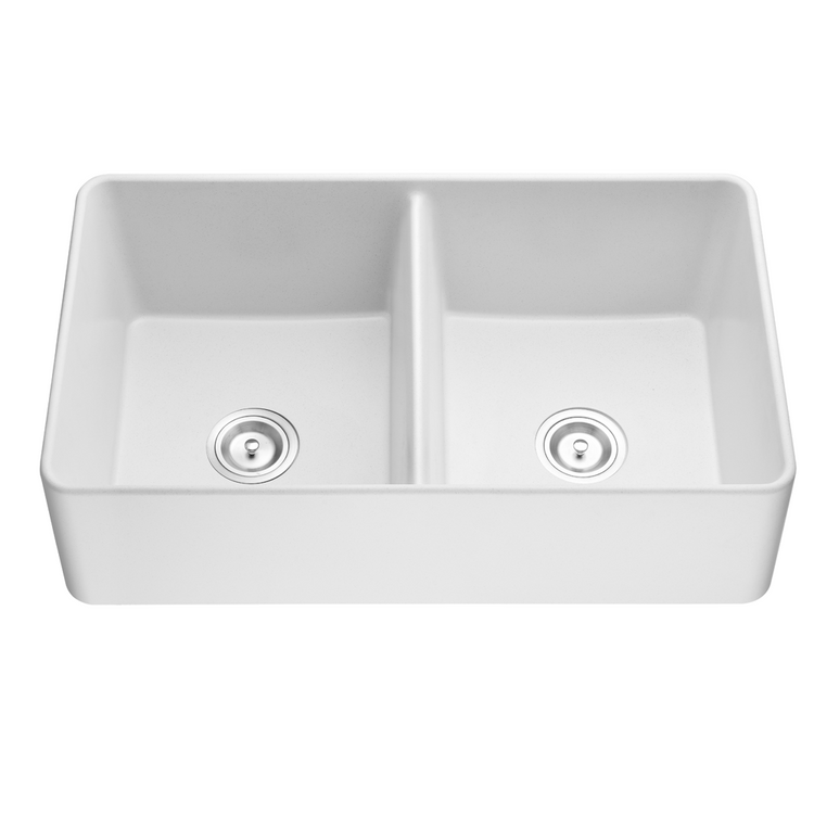 Quartz FARMHOUSE Kitchen Sink 838*482*262mm QZ8348D-MB/MW/MG