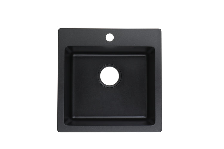 Quartz Top mount laundry tub 590*525*232mm (QZ5952)