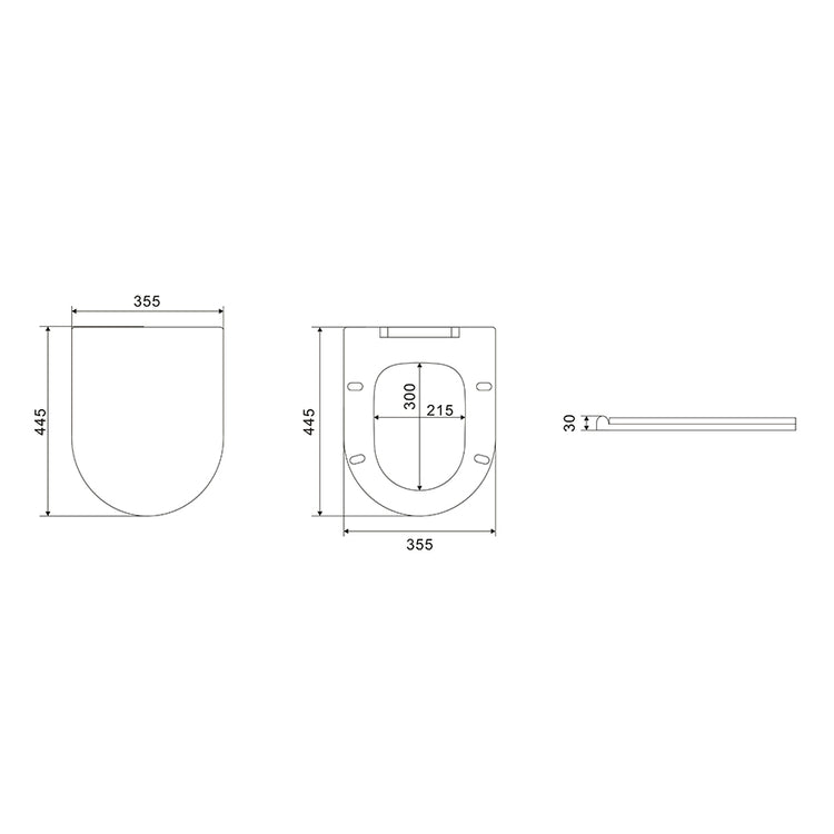 Minimalist Toilet Seat Cover SC074