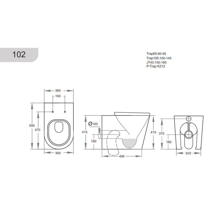 Avery Geberit In Wall Floor Toilet Suite (Sigma8/Kappa + KDK102)