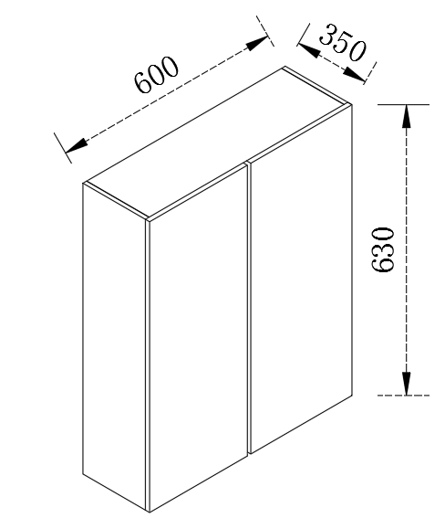 Kitchen Range hook Cabinet 2 Door Cupboard 530/620/630/720mm W600-620-BOX/W600-530-BOX/W600-720-BOX/W600-630-BOX