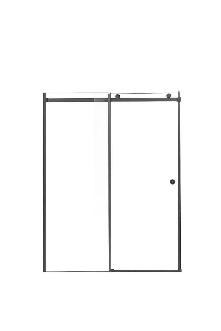 Package B - 900-1300mm Wide Frameless Double Sliding Shower Screen WTW-CH-900/1000/1200/1300