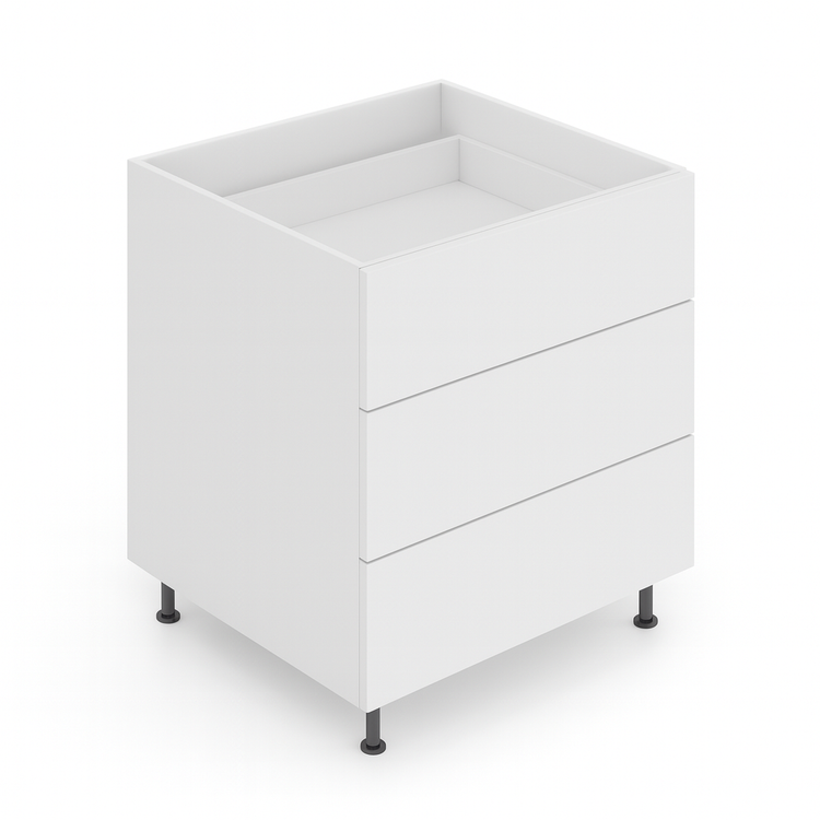 Kitchen Cabinet 3 Drawer Cupboard 400/450/500/550/600/700mm 3DB-400/450/500/550/600/650/700-BOX