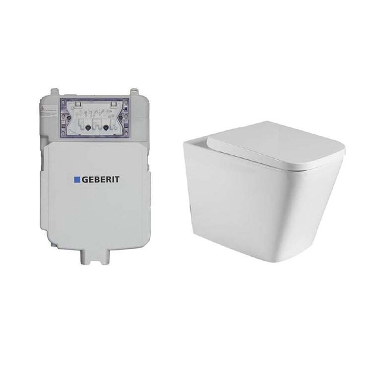 Qbist Geberit Inwall Floor Toilet Suite (Sigma8/Kappa + KDK103)