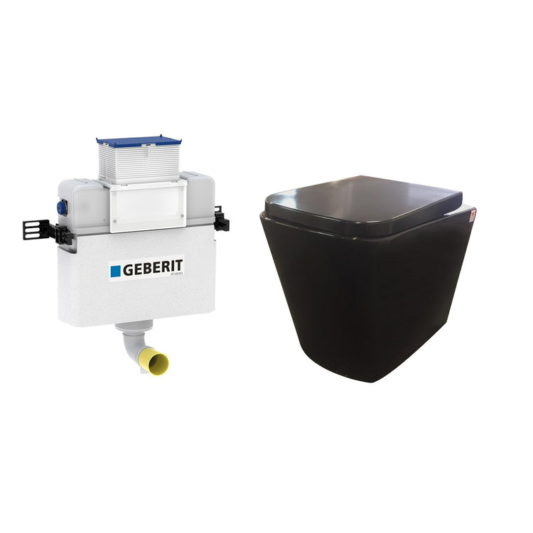 Qbist Geberit Inwall Floor Toilet Suite (Sigma8/Kappa + KDK103)