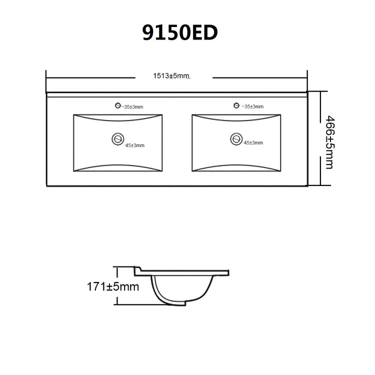 VITO Ceramic Top 1210-1510mm PC1246D/1546D