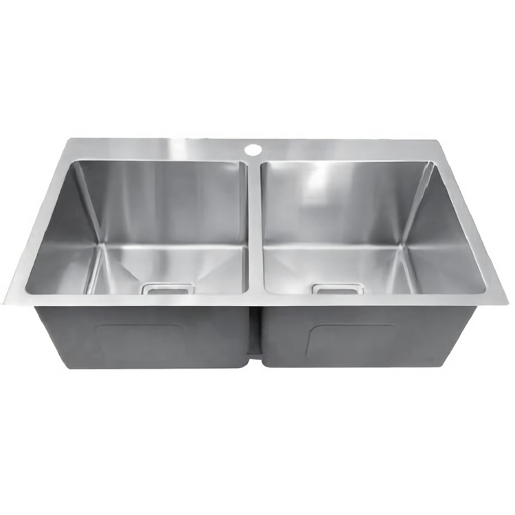 304 Double Stainless Steel Sink（PKS-775TPS）775×450×235mm