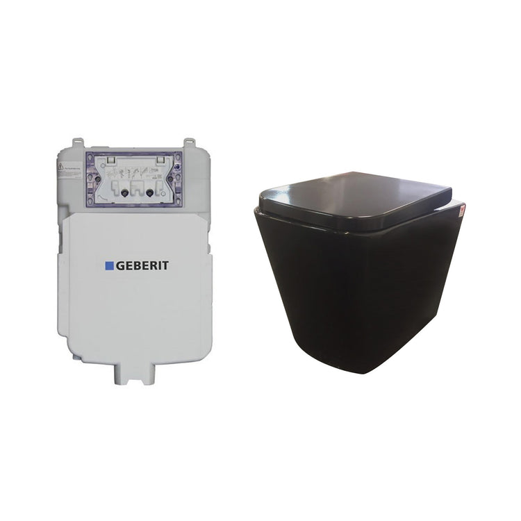 Qbist Geberit Inwall Floor Toilet Suite (Sigma8/Kappa + KDK103)